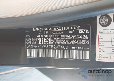 2016 Mercedes-Benz E 350 z USA, uszkodzony, nr VIN WDDHF5KB8GB207480